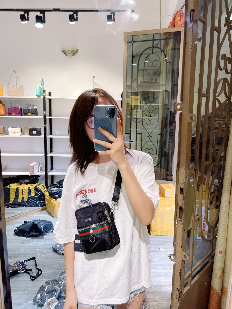 Túi đeo chéo nữ - Sale xã hàng (đủ màu)