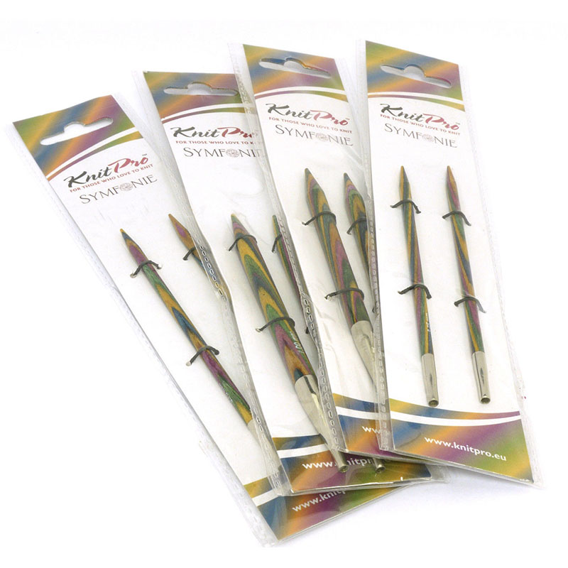 KnitPro Symfonie Wood Interchangeable Knitting Needles Tips 2.0mm to 8.0mm