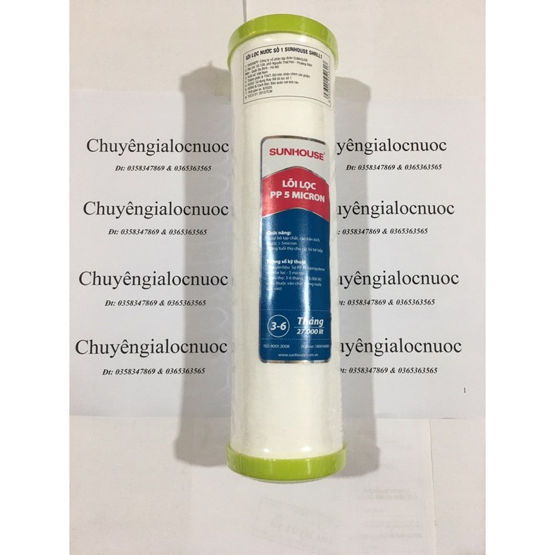 Lõi lọc nước số 1 sunhouse chính hãng
