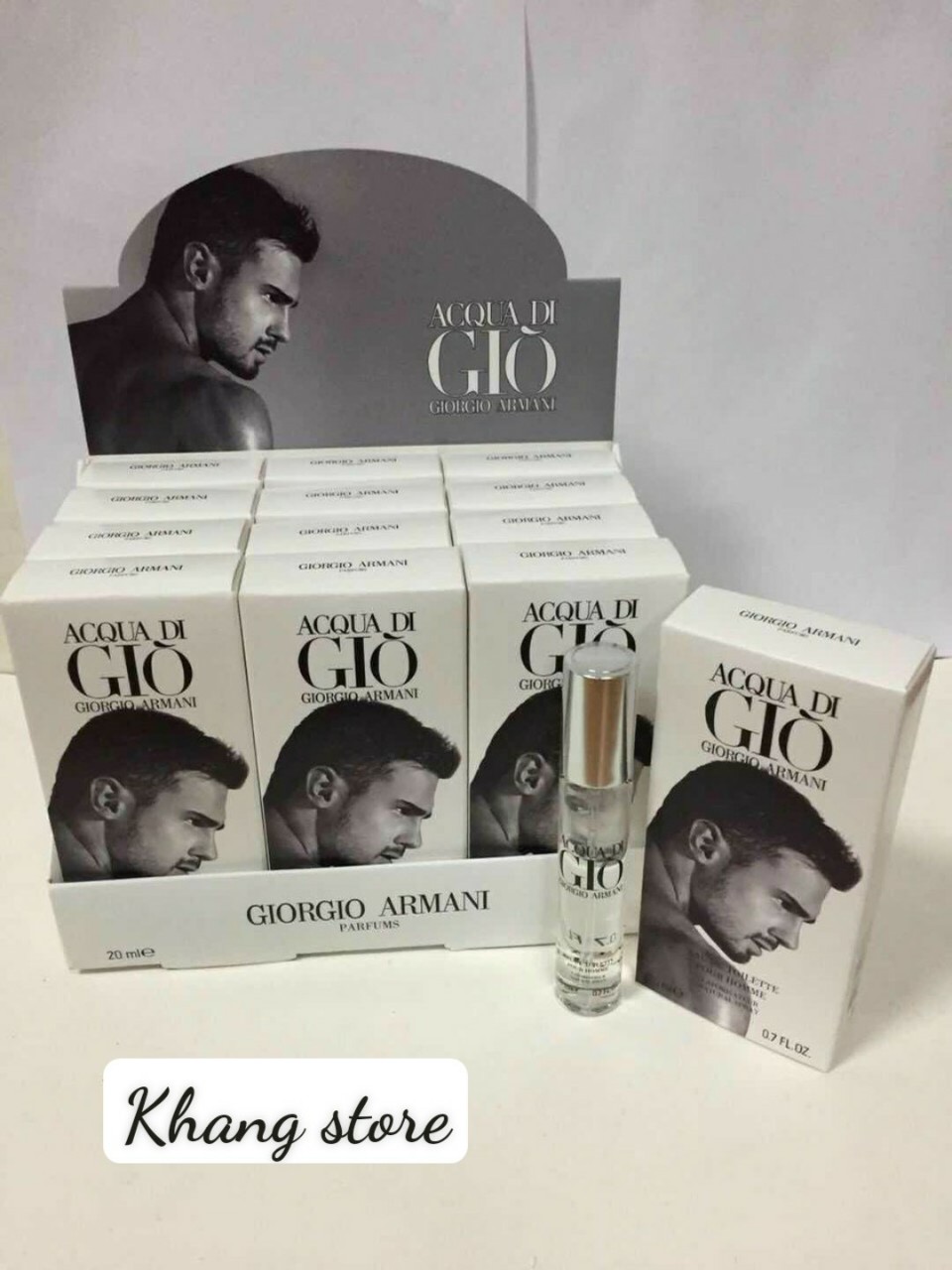 Nước hoa nam mini Giò trắng 20ml Thơm tự nhiên