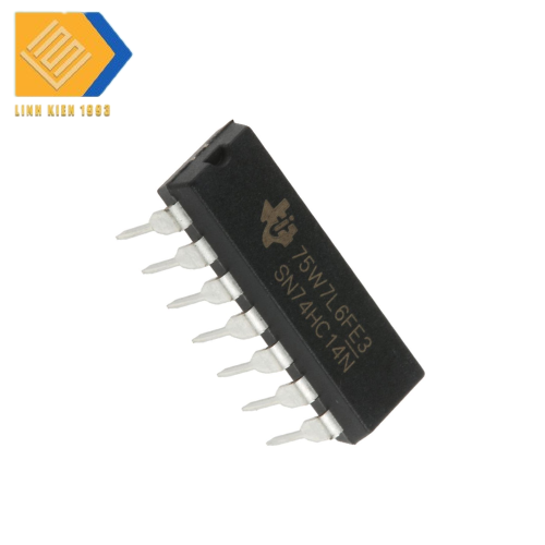 IC lo gic 74HC14N chân cắm DIP14 Hex Schmitt Trigger Inverter