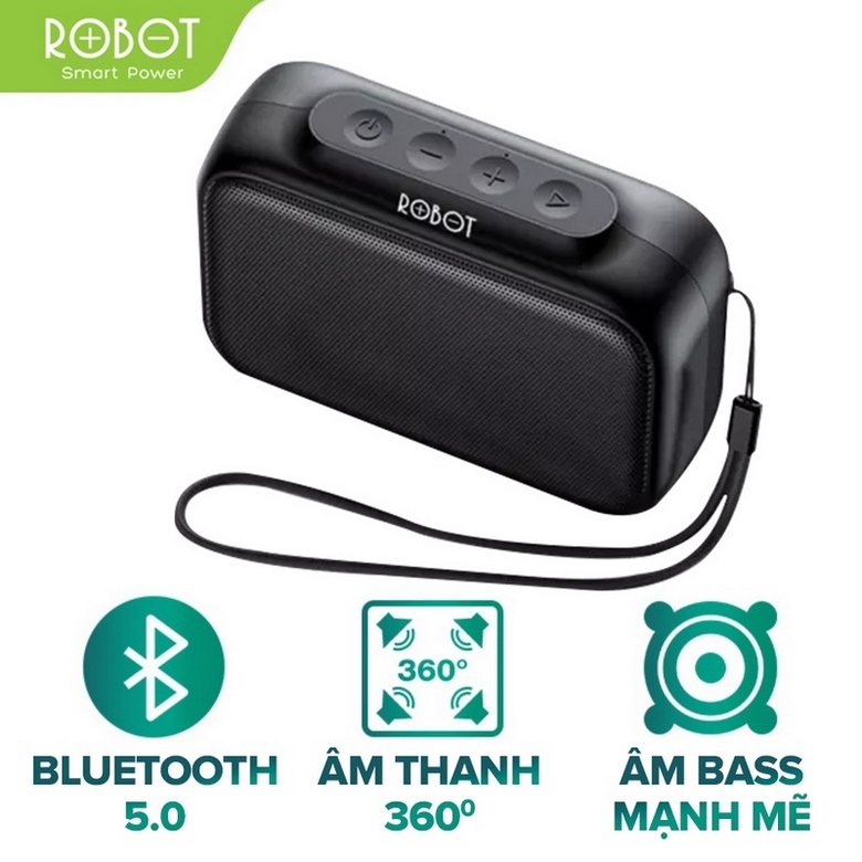 Loa bluetooth Robot RB100 mini công suất 3w - Bảo Hành 1 Đổi 1