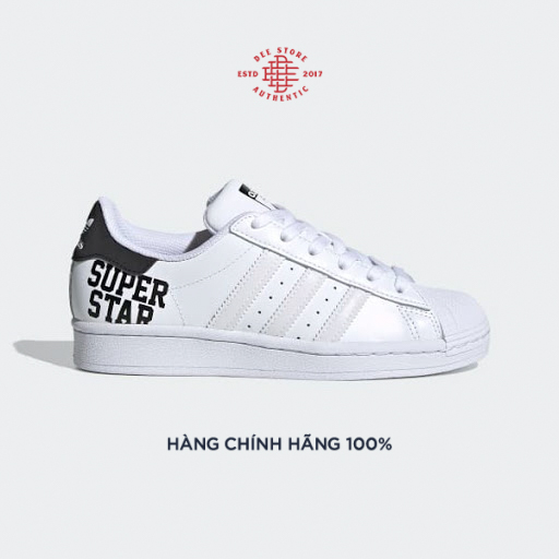 [CHÍNH HÃNG] Giày Thể Thao Nữ adidas Superstar Cloud White Core Black (GS) FV3739 - Dee Store VN