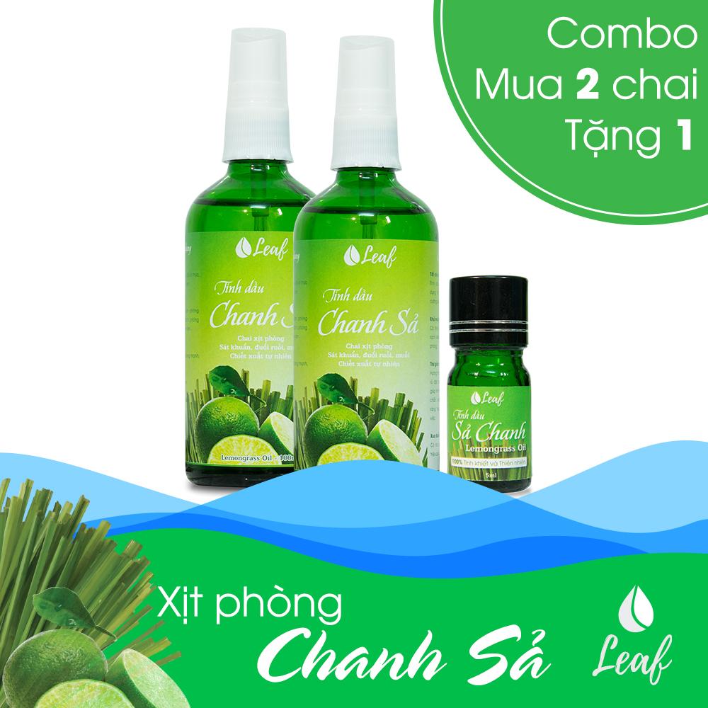 Tinh dầu xịt phòng chanh sả (100ml)