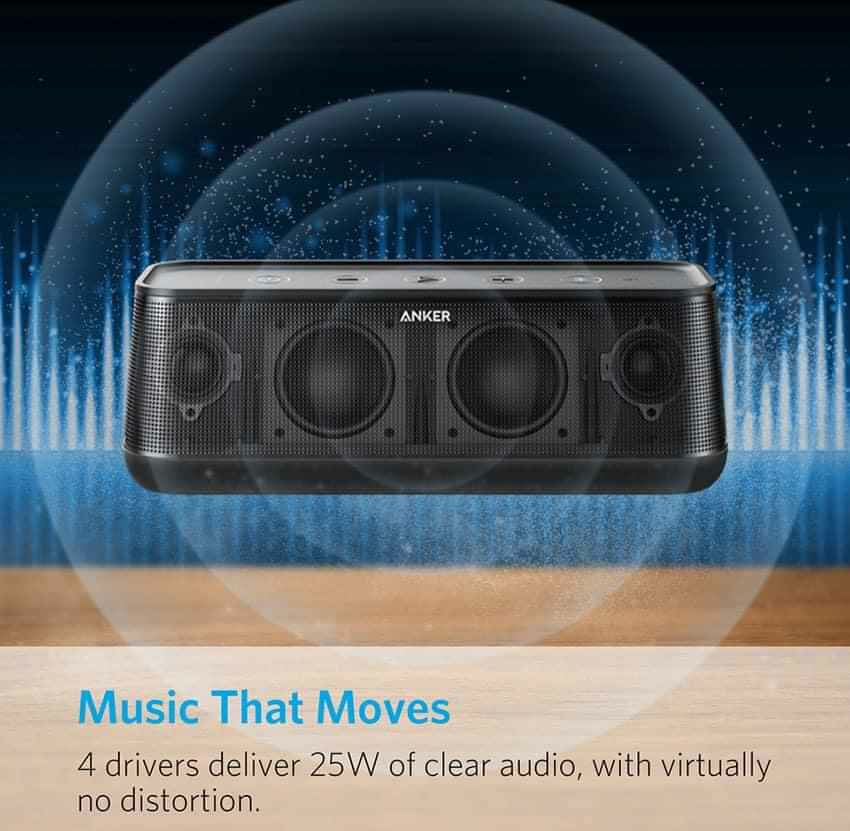 Loa Bluetooth Anker SoundCore Pro+ 25W Bluetooth Speaker (hàng mua tại Đức)