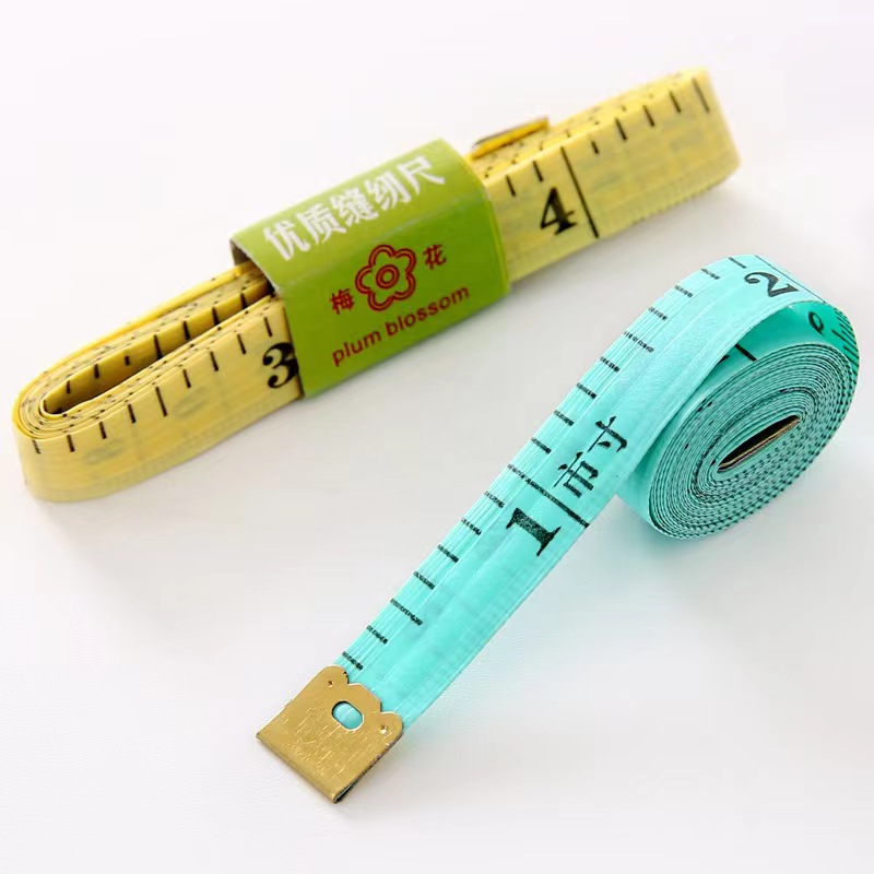 Sewing string ruler, measuring three loops