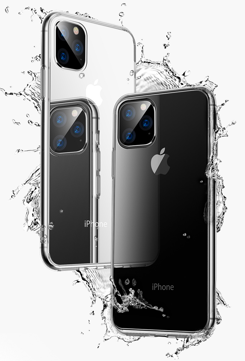 [HCM]Combo Ốp Lưng Kính Cafele trong suốt cho iPhone 11/ iphone 11pro/ iphone 11pro Max cao cấp