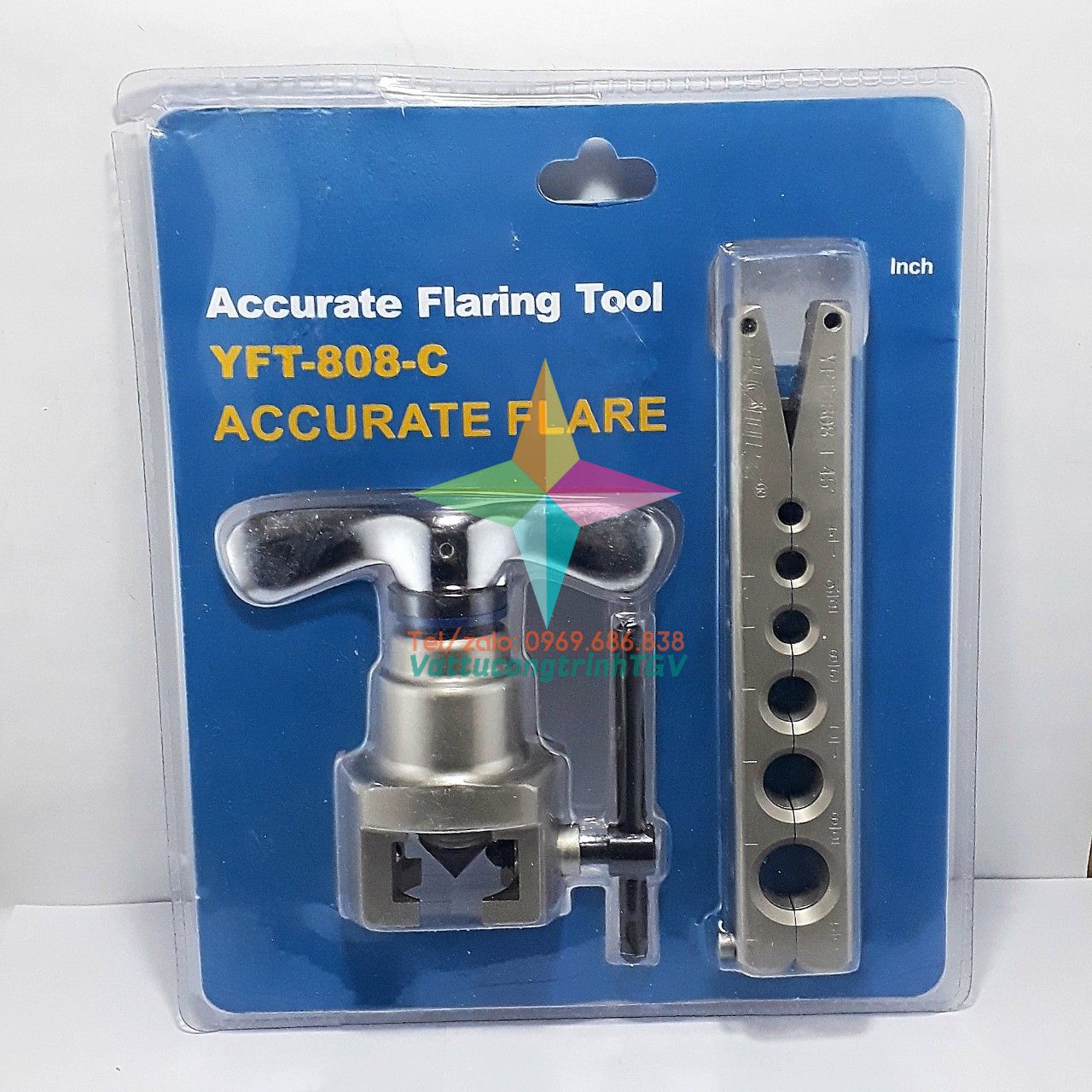 Bộ loe ống đồng vỉ ko dao YFT-808-C