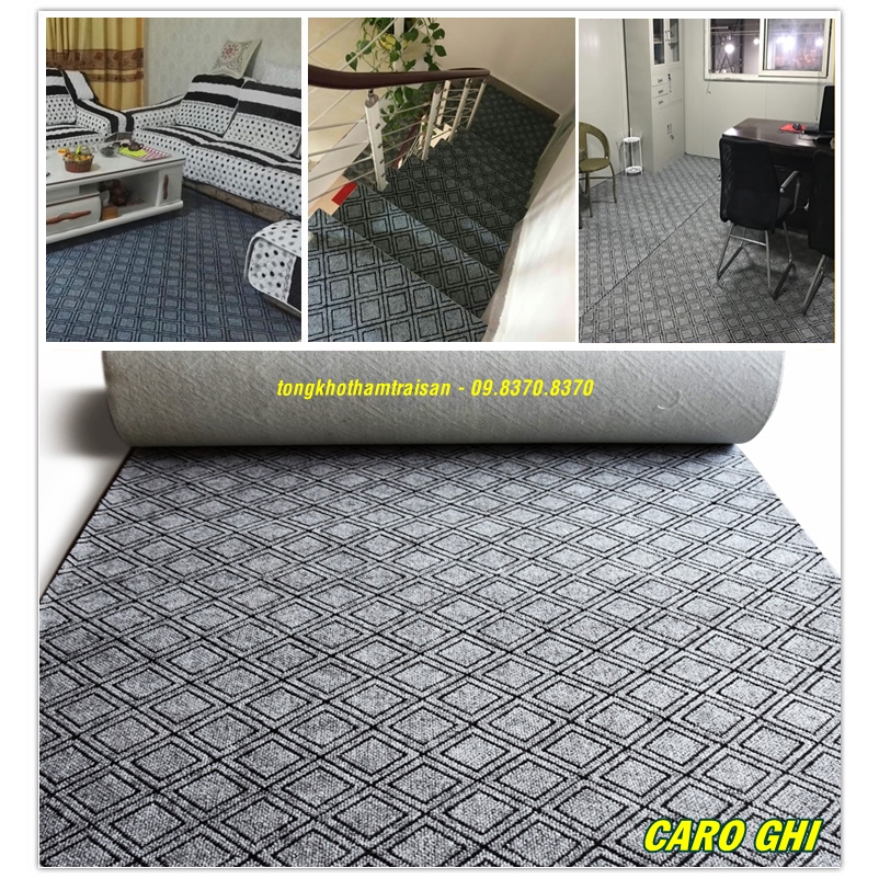 Một mét vuông thảm trải sàn sự kiện indonesia loại dày - Nhiều màu (1m2 = Dài 0.5m x Rộng 2m)