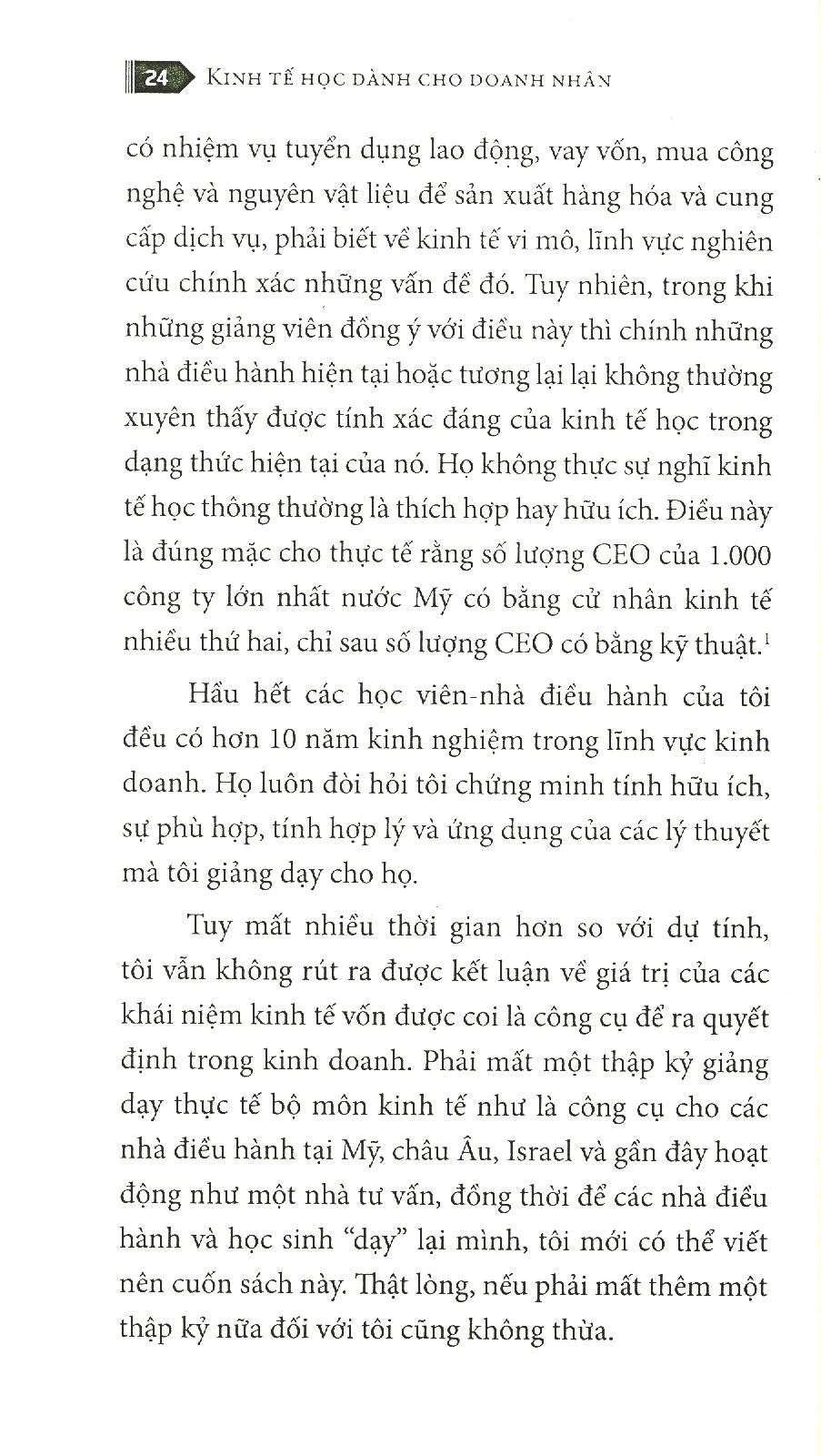 Sách Alphabooks - Kinh Tế Học Dành Cho Doanh Nhân