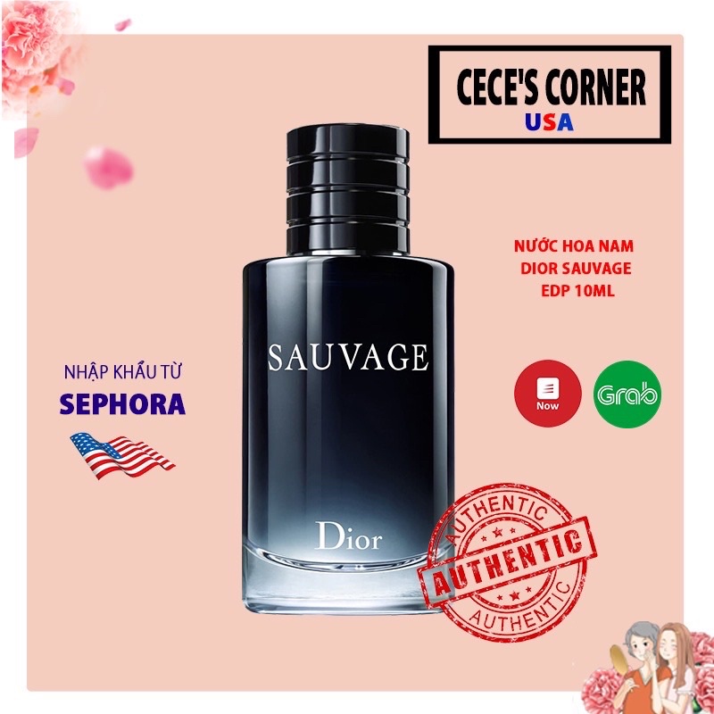 [Vial]Nước Hoa Nam Dior Sauvage EDP 1ML [ Bill SEPHORA ]