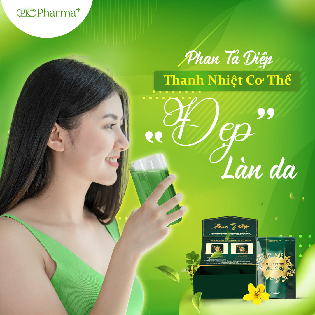 [10 gói] Phan Tả Diệp Senna Detox Thải Độc Ruột Pk Pharma