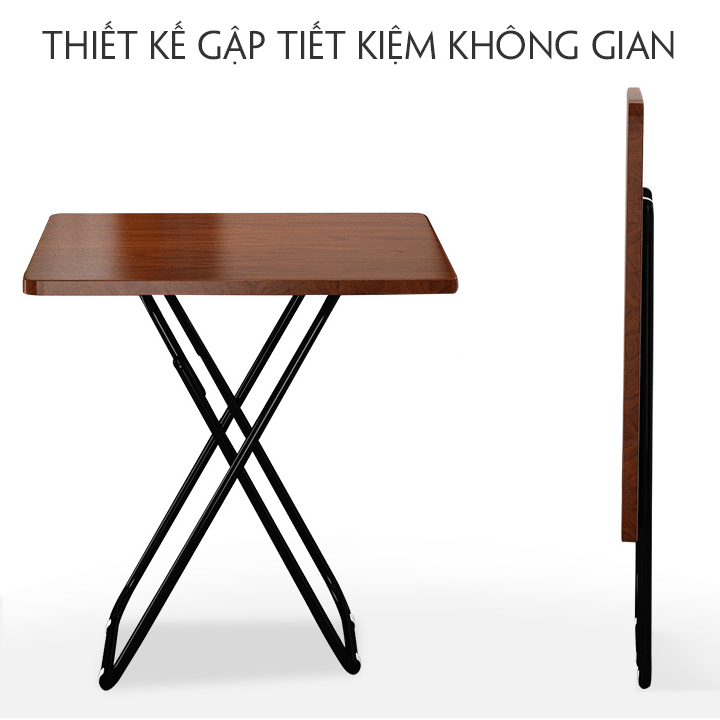 Bàn Ăn Gấp Gọn Thông Minh size 60*60*71