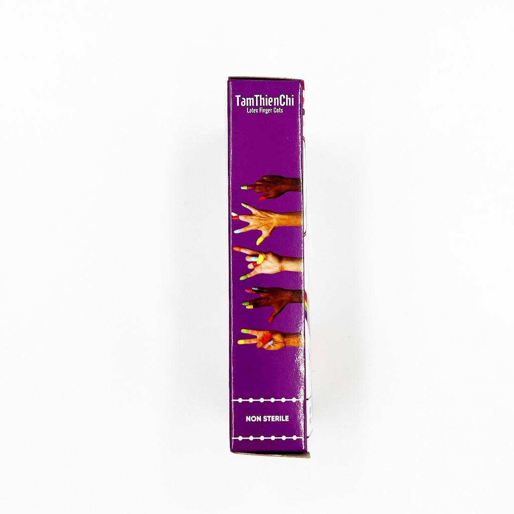 Hộp 100 Cái Bao Ngón Tay Cao Su