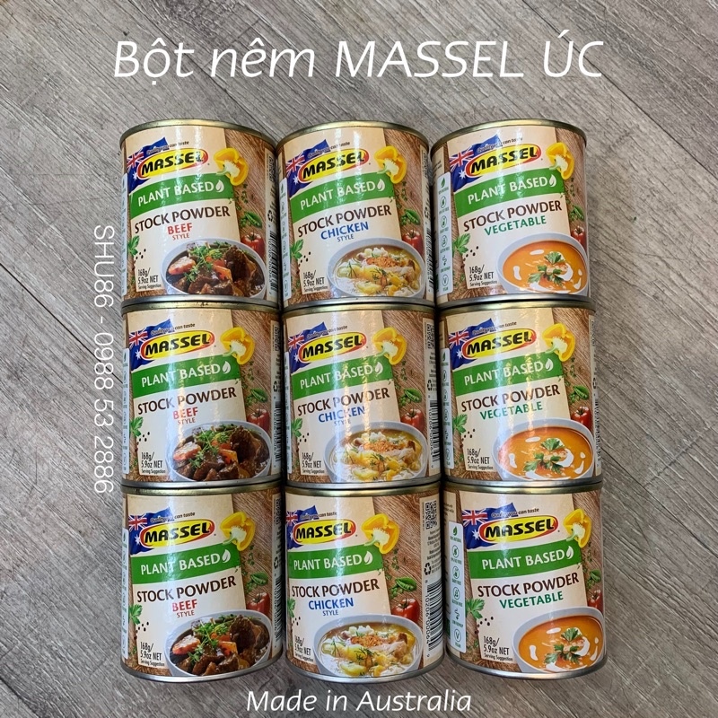 Hạt nêm Massel của Úc 168g