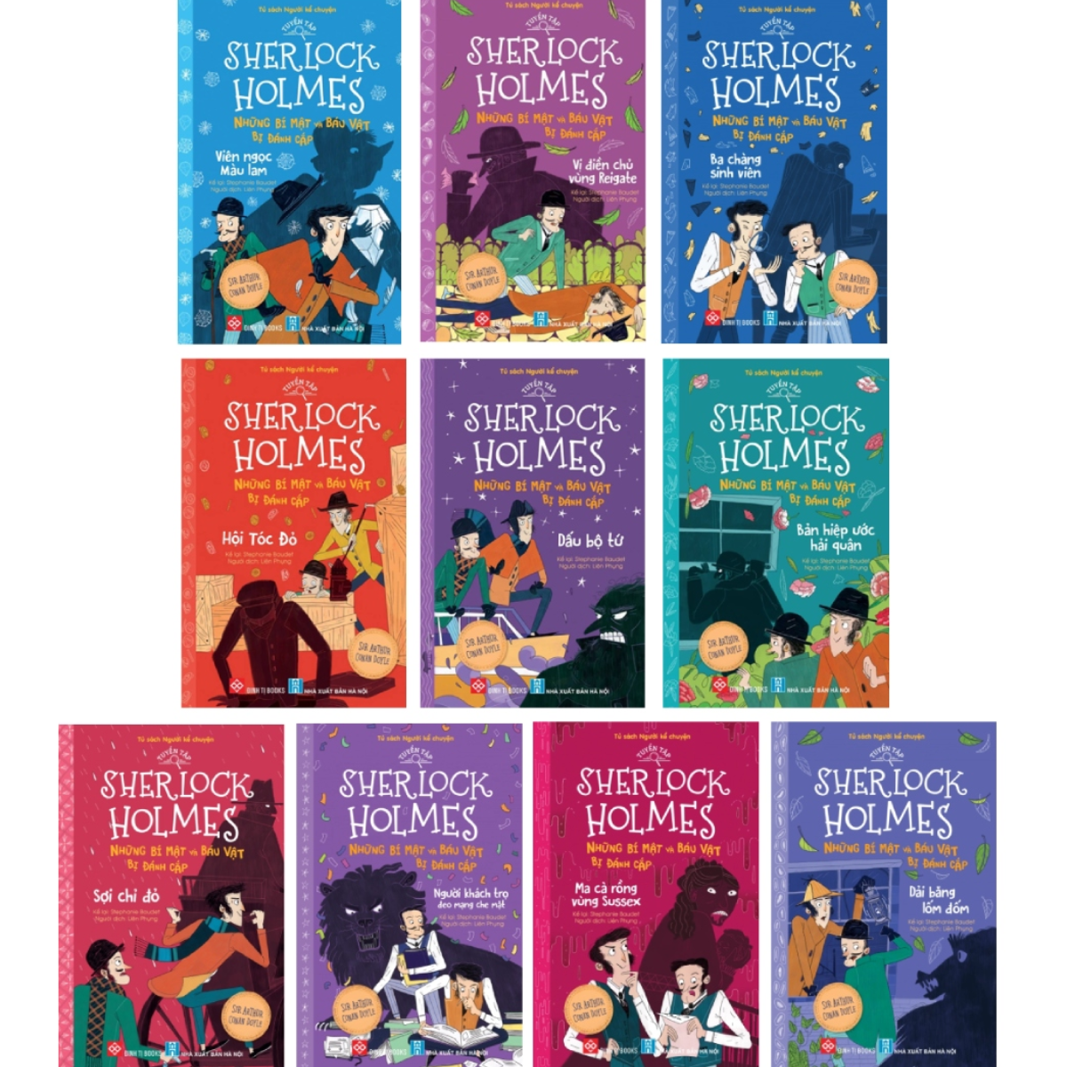 Sách - tuyển tập sherlock holmes - những bí mật và báu vật bị đánh cắp - dti - newshop