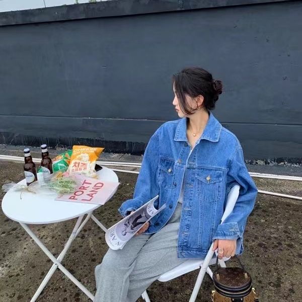 Áo khoác nữ big size bò chất liệu đẹp vải dày mịn Áo khoác denim nữ áo khoác bò áo chống nắng nữ đẹp 2024