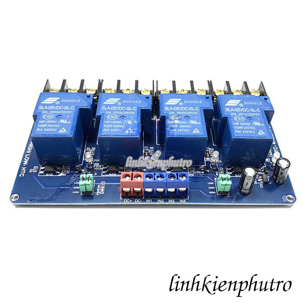 [HCM]Module 4 Relay 5V - 30A Kích High/Low HTC