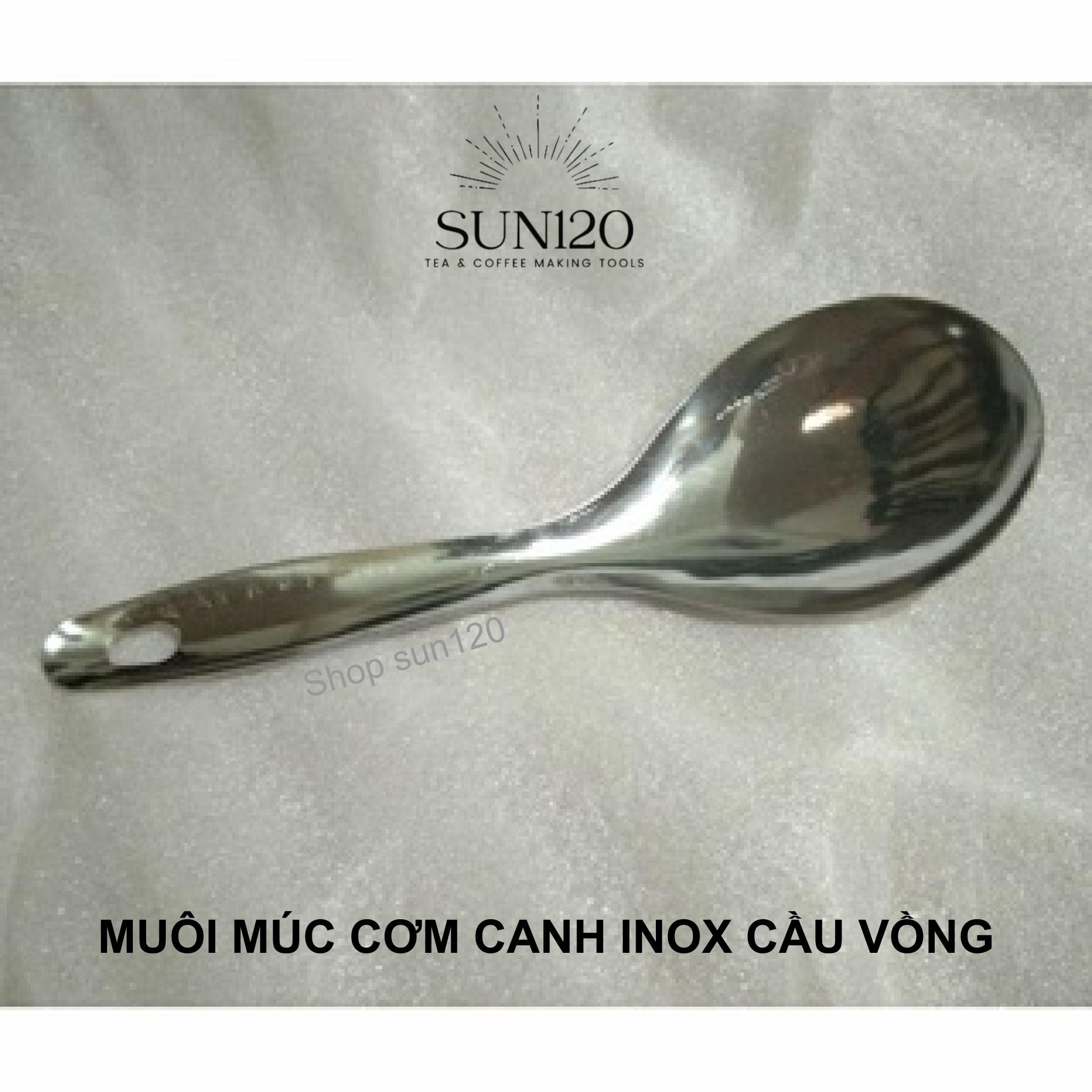Muôi múc cơm canh inox cầu vồng giá rẻ