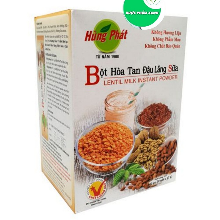 BỘT HÒA TAN ĐẬU LĂNG SỮA - HÙNG PHÁT
