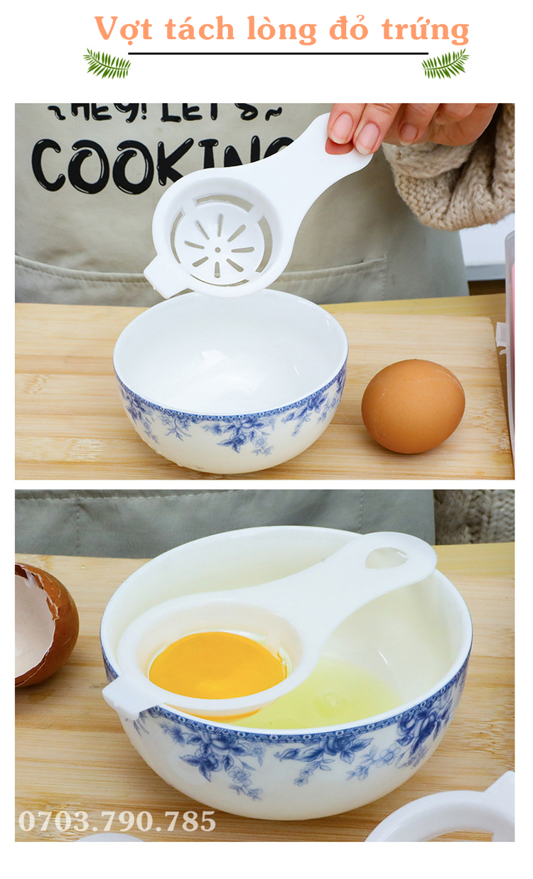 Set 2 Vợt Tách Lòng Đỏ Trứng