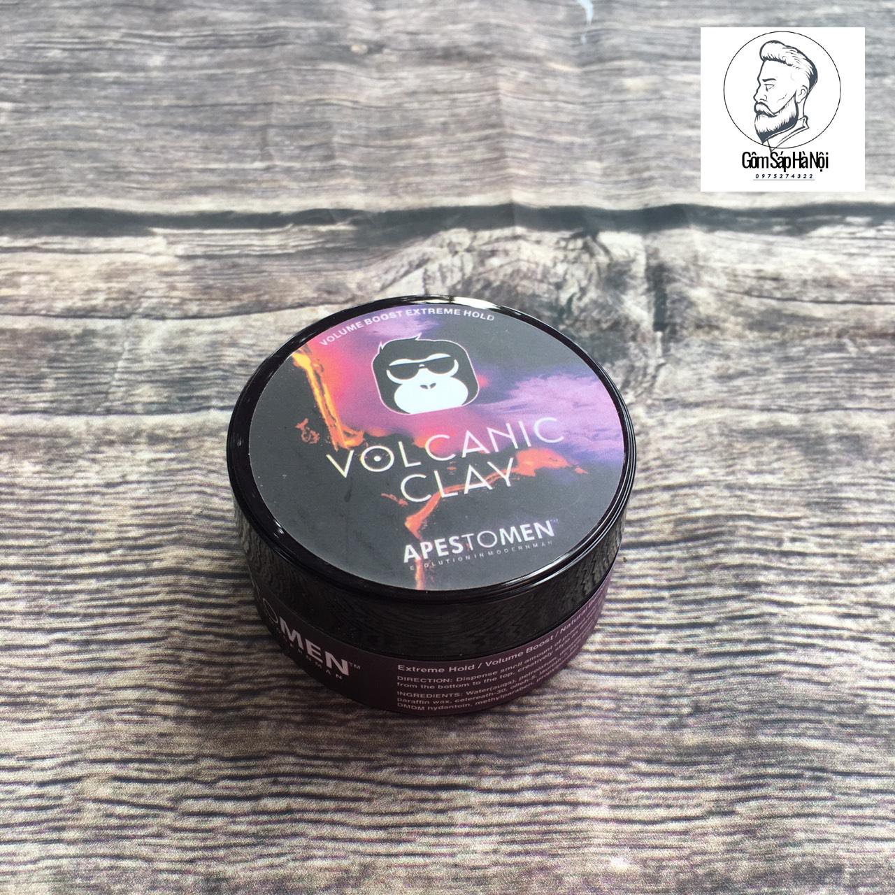 [ Tặng Lược ] COMBO Gôm Xịt Tóc  Suavecito + Sáp Vuốt Tóc Nam Volcanic CLay (Đen)