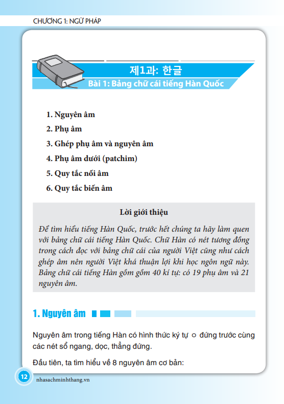 Sách - Tiếng Hàn cơ bản dành cho người mới bắt đầu