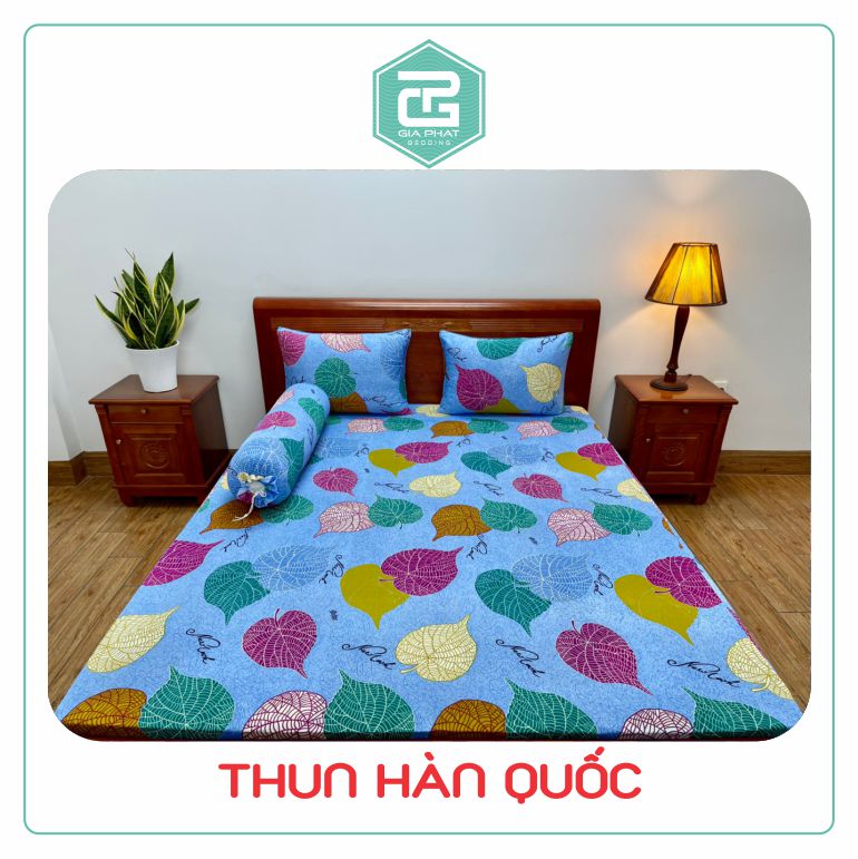Bộ ga giường thun lạnh hàn quốc 4 món
