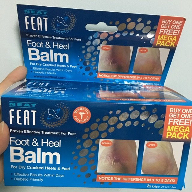 Kem dưỡng nứt nẻ gót chân neat feat heal balm 120g.hàng xách tay úc
