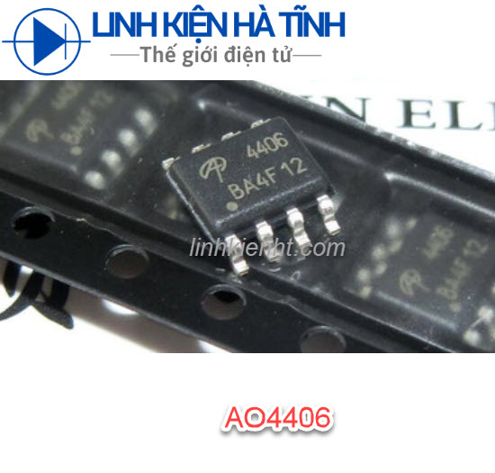 5 con MOSFET AO4406 4406 SOP-8 12A 30V CHÍNH HÃNG