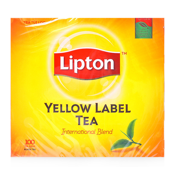 Trà Lipton Nhãn Vàng (Yellow Label Tea) - Hộp 100 Gói x 2gr
