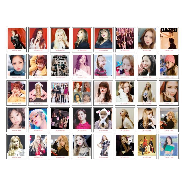 Thẻ ảnh Blackpink có dây và kẹp gỗ