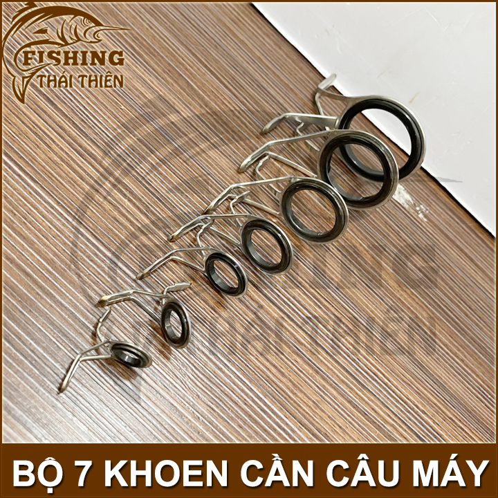 🎣   Set of 7 Fishing Rod Guides – 3-Legged Ceramic Guides, High Quality Anti-Rust Butterfly Legs