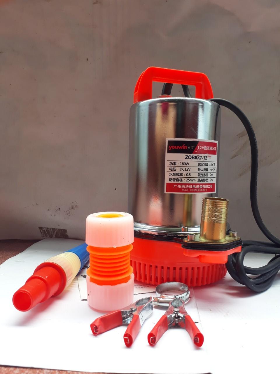 Bơm chìm Inox 12V - 180W