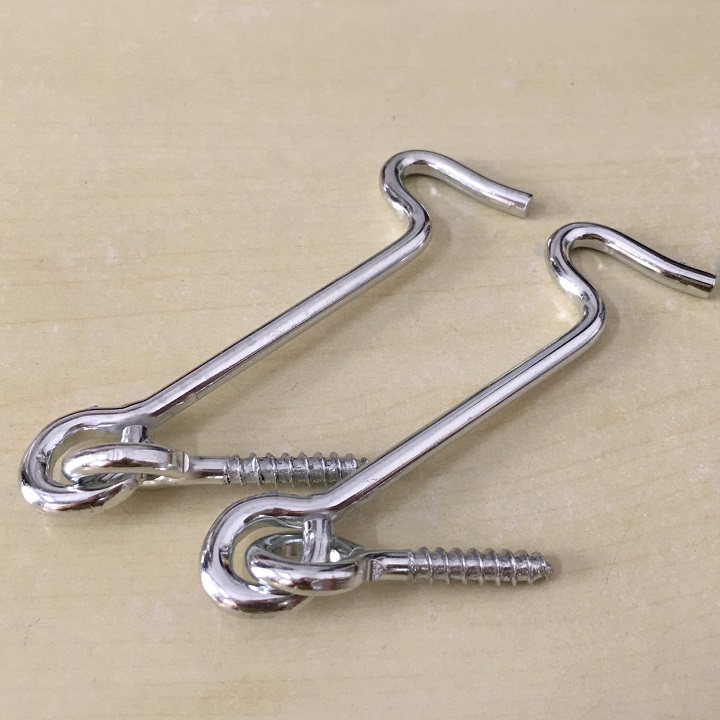2 BỘ 10CM - MÓC CỬA, MÓC CỬA SỔ, MÓC GIÓ 1T