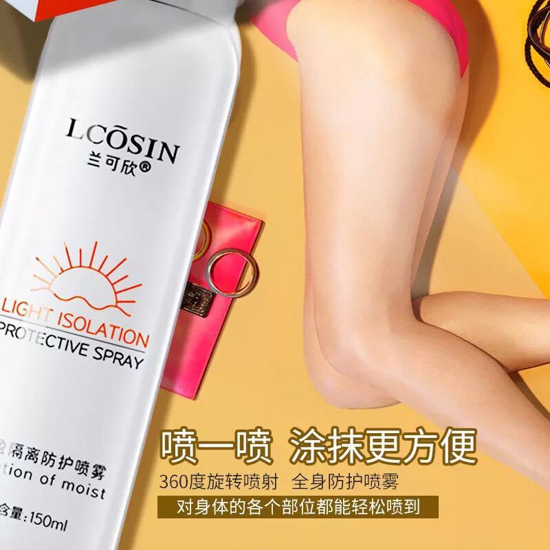 Xịt chống nắng và làm trắng da Lcosin