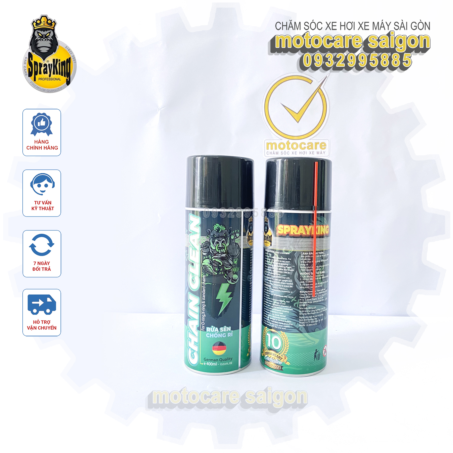 Rửa sên sprayking mới 400ml