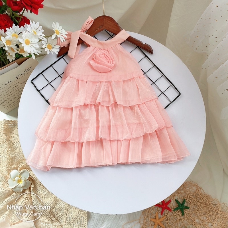 [Tơ 3T] Váy 3 tầng cho bé gái mã 46060