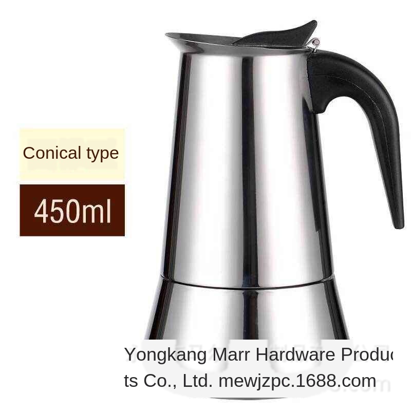 Moka Expresso Coffee Makers 46 Cups 304 Stainless Steel Coffee Moka Pot Maker Machine Stove Top Geyser Coffee Machine