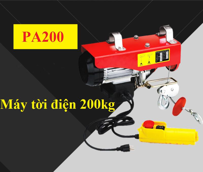 Máy Tời Điện 200kg, tời điện 12m, máy nâng hạ