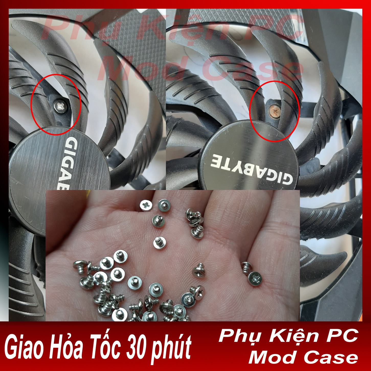 Ốc bắt fan vga