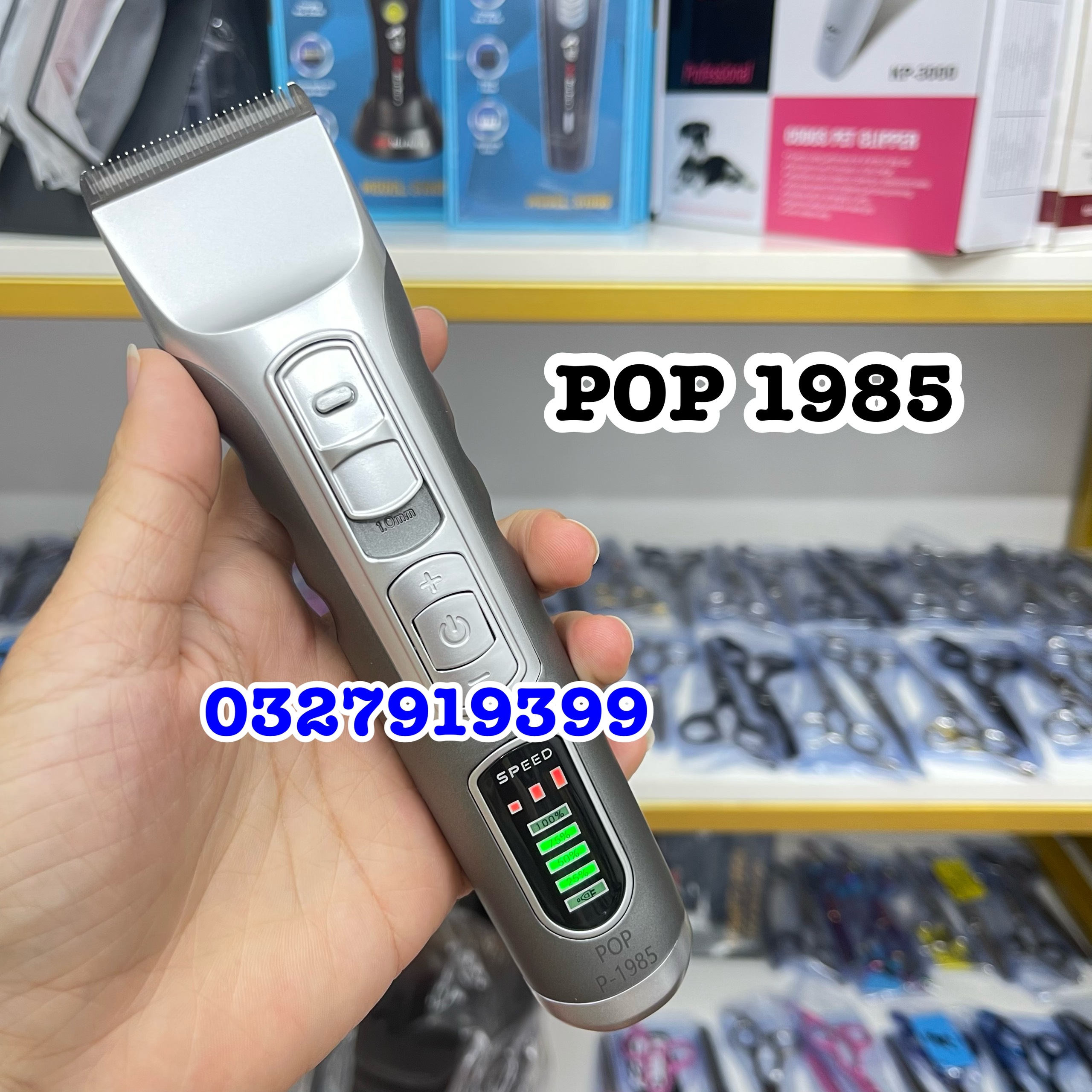 Tông đơ cắt tóc cao cấp POP 1985 tăng tốc