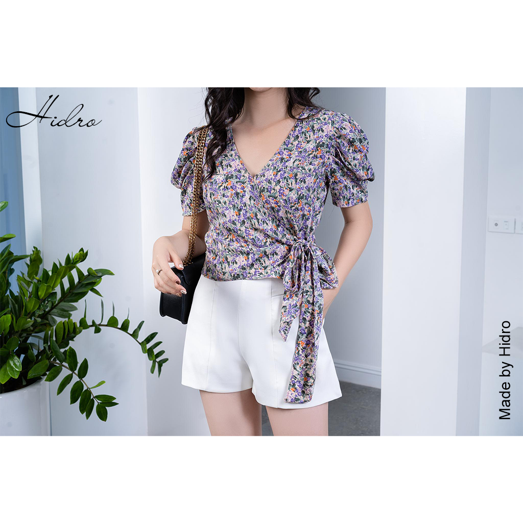 HIDRO Bộ hoa nhí thắt nơ eo