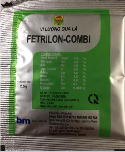Phân Bón Vi Lượng Fetrilon Combi (2,5gr)