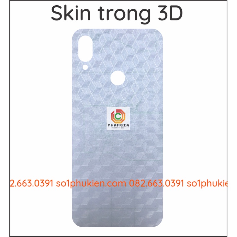 Miếng dán mặt lưng skin carbon Xiaomi Redmi Note 7/ Note 7 Pro