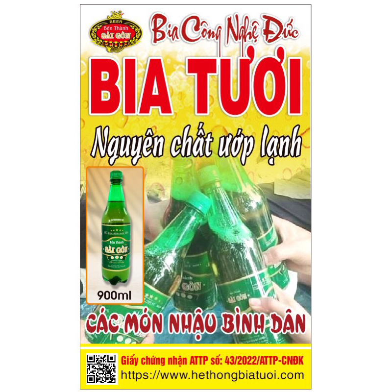 Bia Tưoi Bến Thành- Sài Gòn