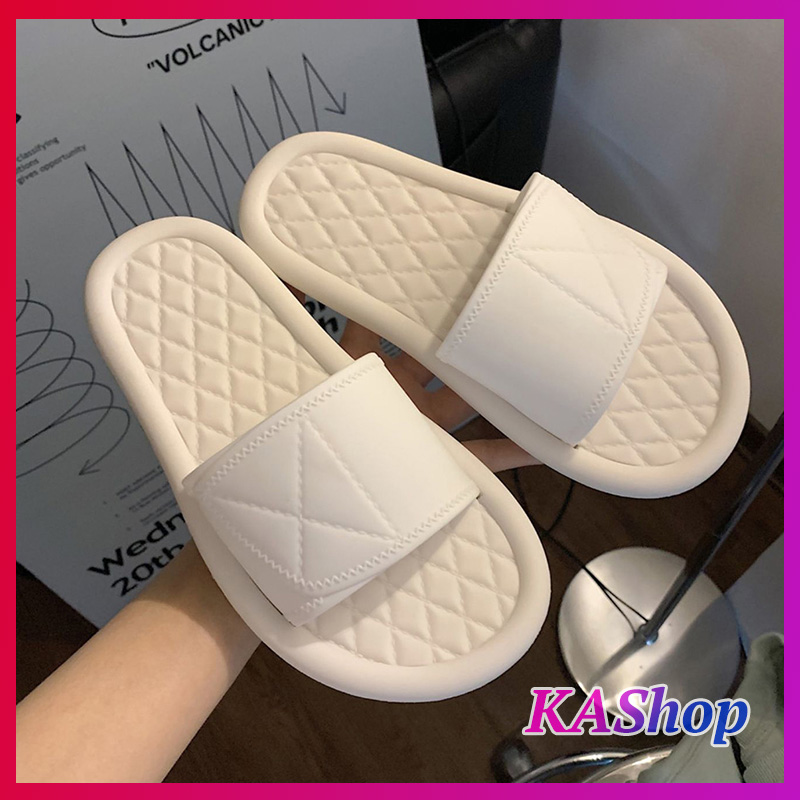 Dép nhựa dẻo trần đế quai X ngang mẫu mới cực đẹp - KAShop