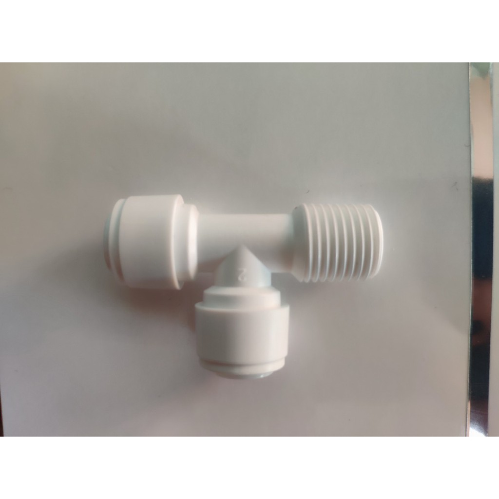 Cút T lệch nối nhanh zen 13 ra 2 đầu phi 6