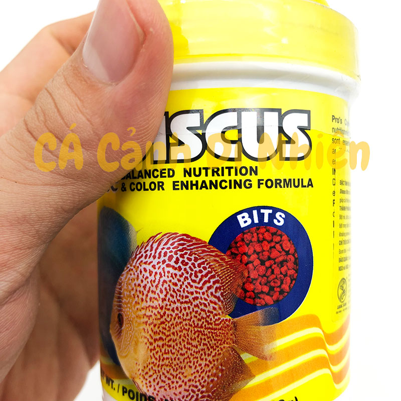 Thức ăn cho cá ĐĨA DISCUS dạng HẠT cá dĩa lọ VÀNG 60 Gram