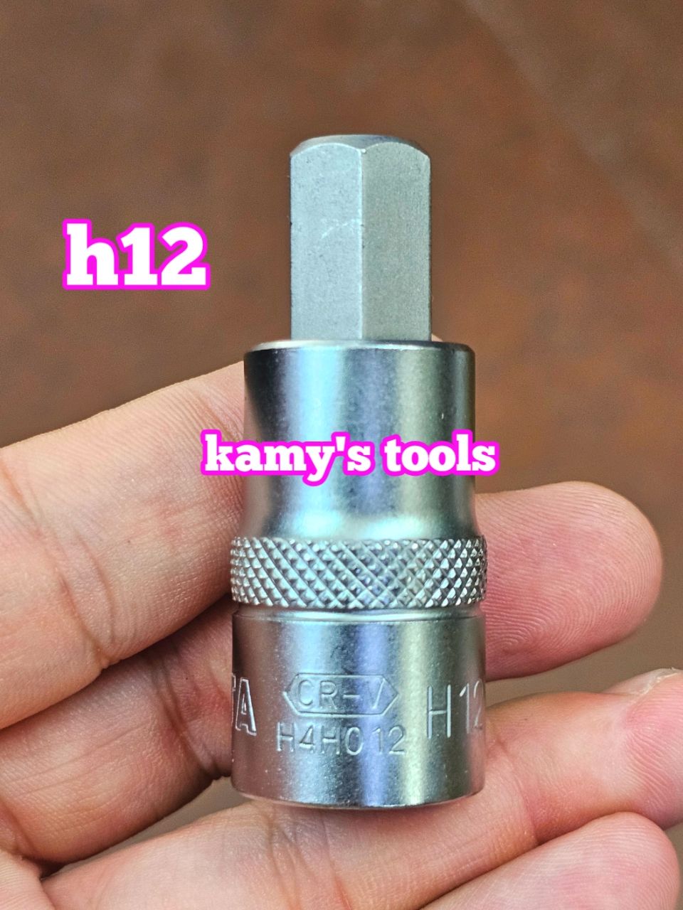 Đầu tuýp khẩu lú đầu lục giác 1/2 inch licota 4mm 5mm 6mm 8mm 10mm 12mm 14mm 17mm